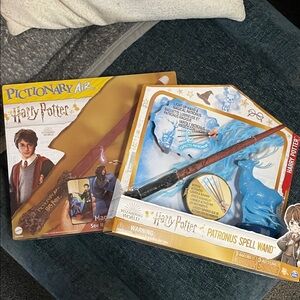 Harry Potter Pictionary Air and Patronus Spell Wand Set